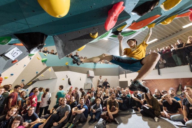 Hangar climbing playground by Adam Ondra