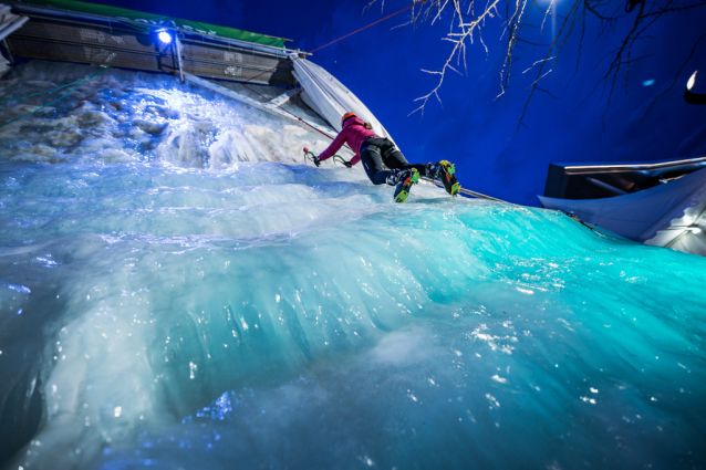 Artificial Ice Climbing Wall Prague