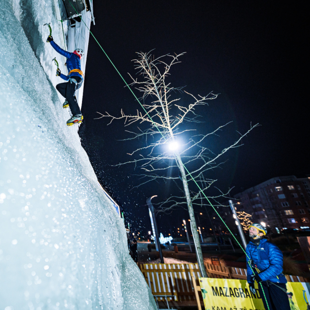 Artificial Ice Climbing Wall Prague