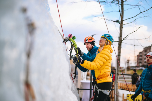 Artificial Ice Climbing Wall Prague