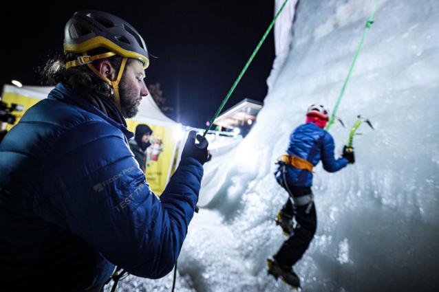 Artificial Ice Climbing Wall Prague