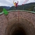 Slovenian duo scale the tallest chimney in Europe which scales 360 metres high