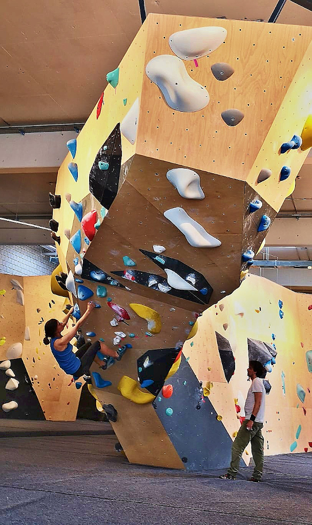 Nová hala Elys na boulderování ve švýcarské Basileji