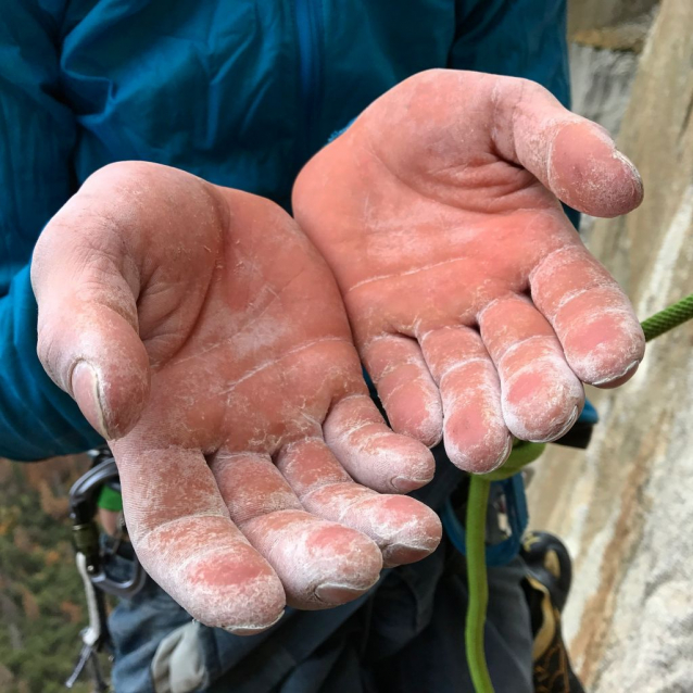 Climber Adam Ondra in the Dawn Wall