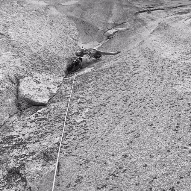 Climber Adam Ondra in the Dawn Wall