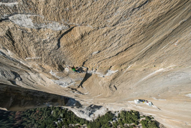 First professional photos and video: Adam Ondra Dawn Wall