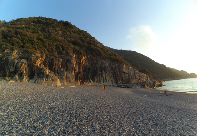 Climbing Porto: rock photo Corsica 