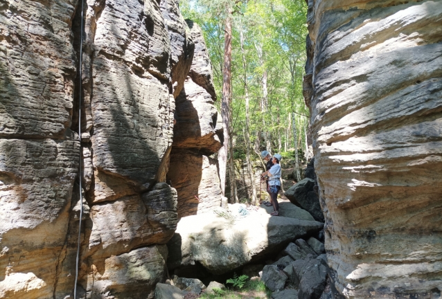 Archimedes Alter Weg - normálka v Bielatal