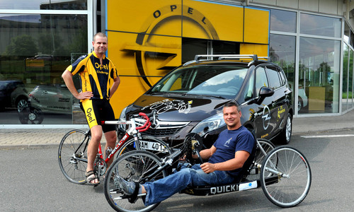 Opel Handy Cyklo Maraton odstartoval z Aše Opel Handy Cyklo Maraton odstartoval z Aše
