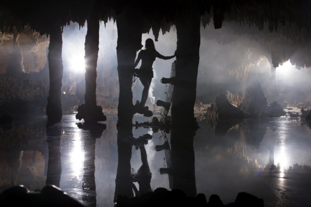 Mexican Morales visits cavernous lakes for The Inframundo Project