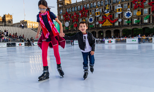 Eco-skating Ice Rink in Mexico City