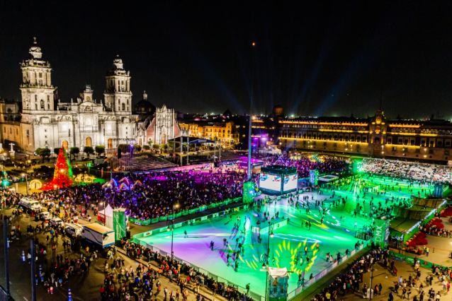 Eco-skating Ice Rink in Mexico City