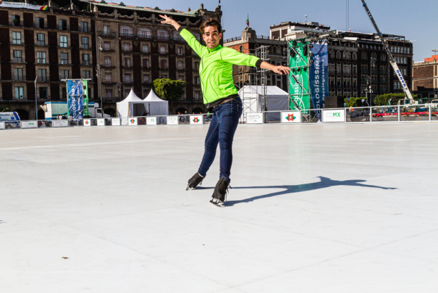 Eco-skating Ice Rink in Mexico City