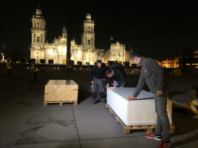 Eco-skating Ice Rink in Mexico City