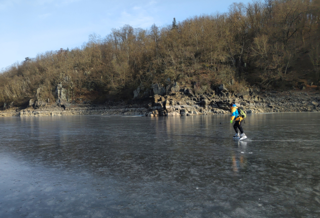 Nejlepší bruslení: Zvíkov, Vltava, Otava