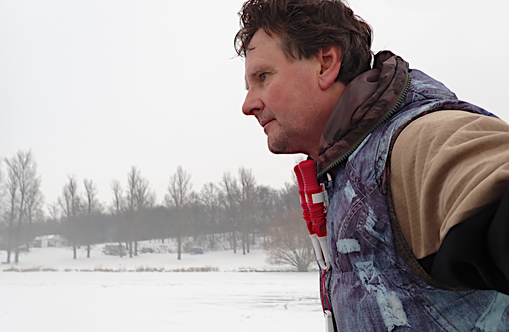 Bruslení na Hostivařské přehradě.