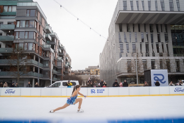 Karlínské kluziště River Rink v Praze