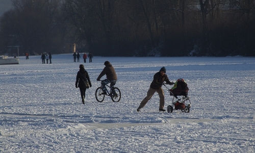 Zamrzlý Libeňský přístav Zamrzlý Libeňský přístav