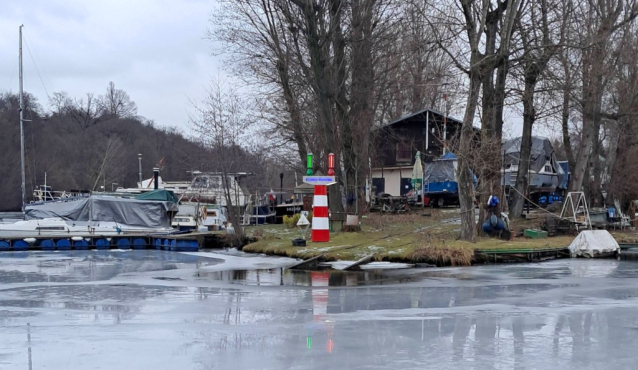 Bruslení na vodě v Libeňském přístavu