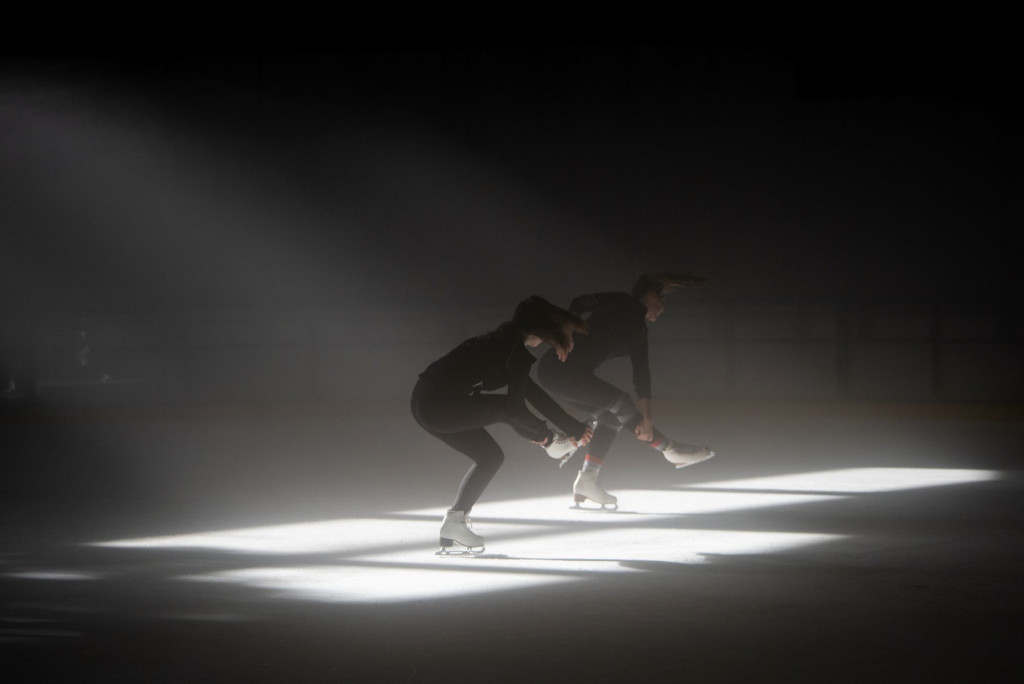 Krasobruslení v Malé sportovní hale v Praze.