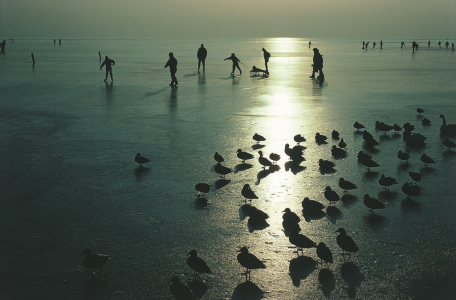 Balaton a Neziderské jezero zamrzly