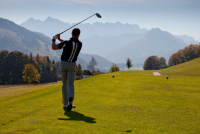 Golf přes rakousko-německé hranice v Kaiserwinkl