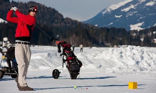 Zimní golf Kleinwalsertal