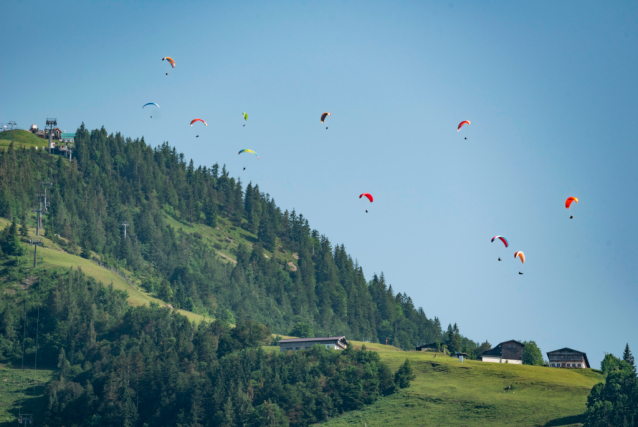 Paragleiten Kaiserwinkl österreichische Staatsmeisterschaft