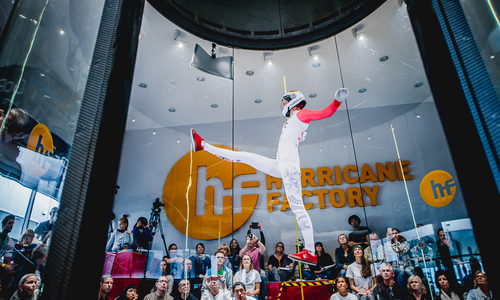 Praha korunovala první světové šampiony v indoor skydivingu Praha korunovala první světové šampiony v indoor skydivingu