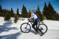 Jesenický zimní triatlon se jel a běžel jako mistrovství republiky Jesenický zimní triatlon se jel a běžel jako mistrovství republiky