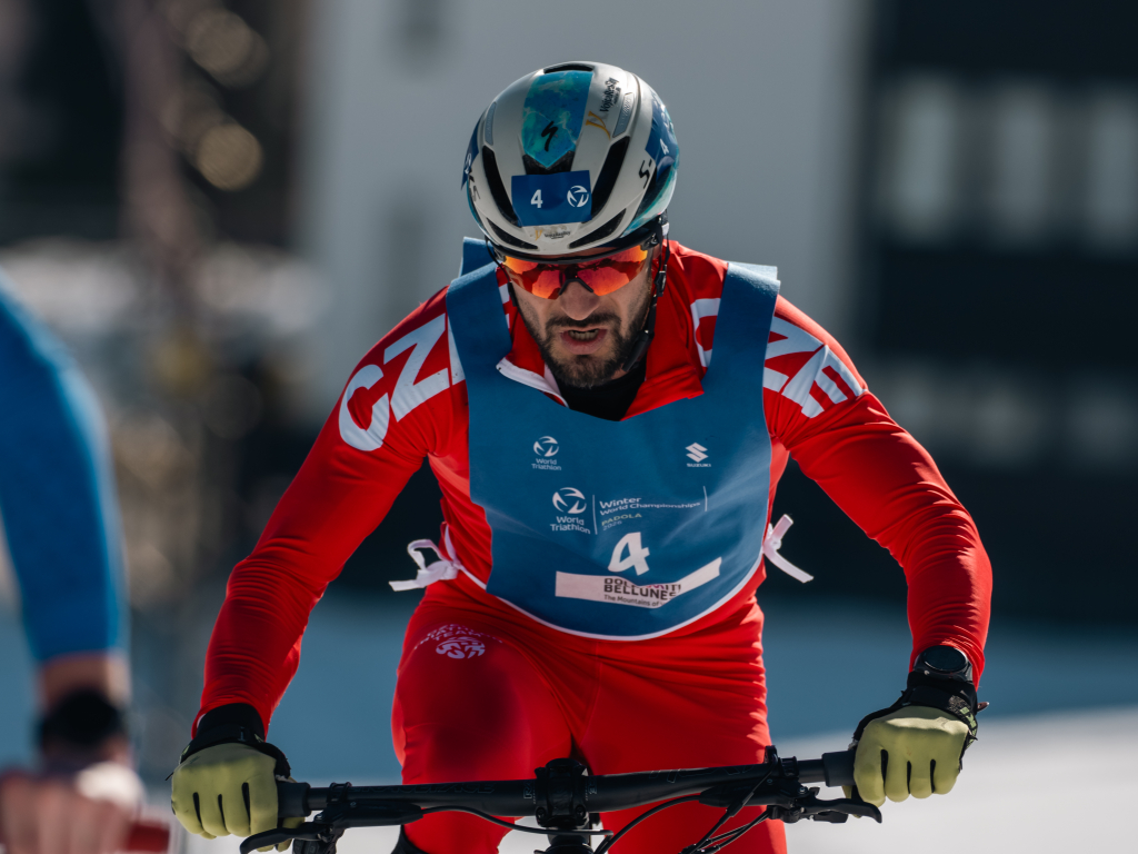 Marka Rauchfuss na mistrovství světa v zimním triatlonu 2026.