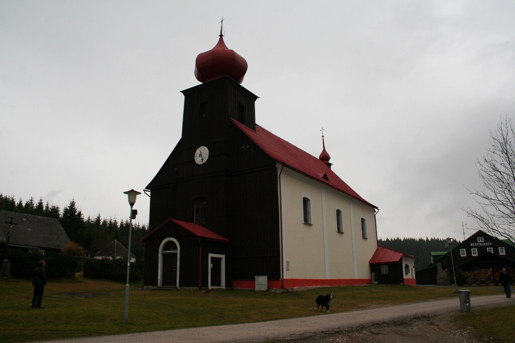 Krkonoše, Dolní Malá Úpa, kostel.