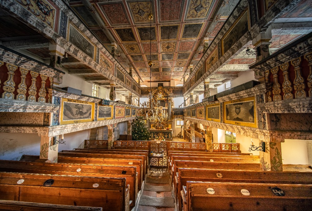 Evangelický kostel Oybin.