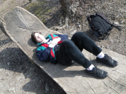 Piknik v Praze na lesním ohništi