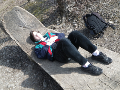 Piknik v Praze na lesním ohništi