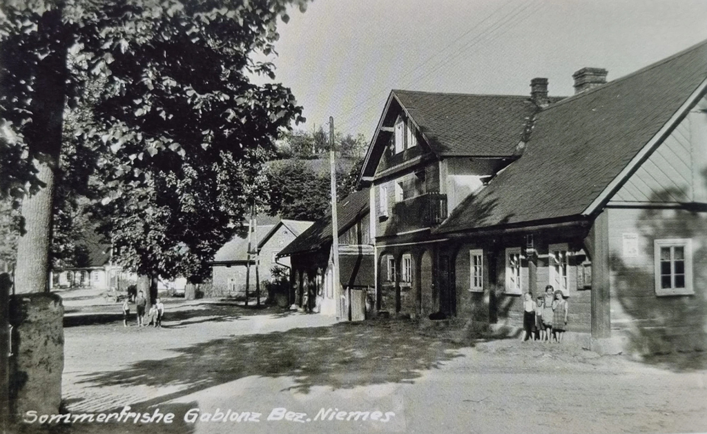 Jabloneček / Gablonz bei Niemes 1934. Kühnův hostinec.