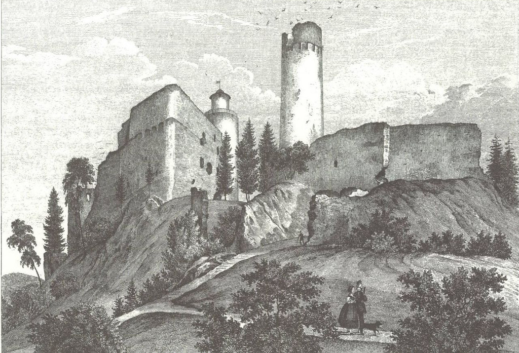 Kostomlaty (Kostenblatt) v roce 1841.