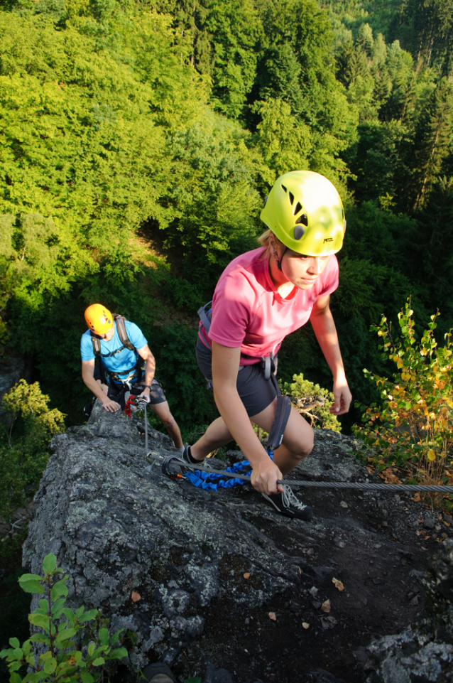 TEST Ferátový set Petzl Scorpio Vertigo