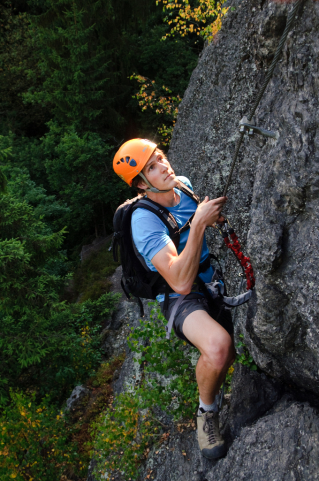 TEST Ferátový set Petzl Scorpio Vertigo