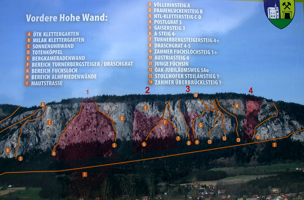 Hohe Wand. Horolezecký a ferátový ráj.