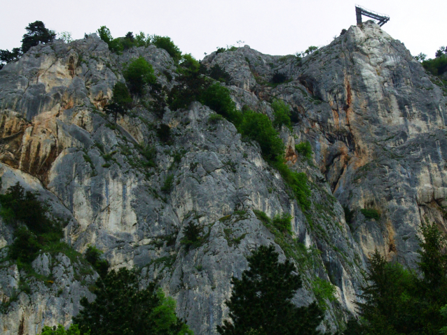 Idiot na ferátě HTL Steig Hohe Wand