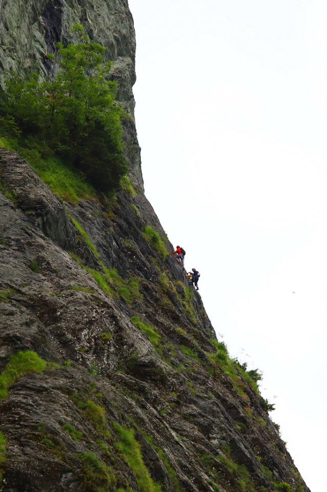 Kupfergeist und Gletschergoass: neuer Klettersteig durch die Hüttschlager Wand