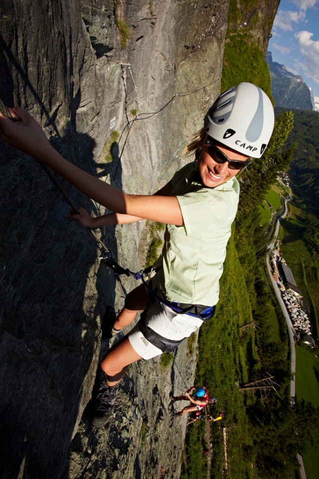 Kupfergeist und Gletschergoass: neuer Klettersteig durch die Hüttschlager Wand