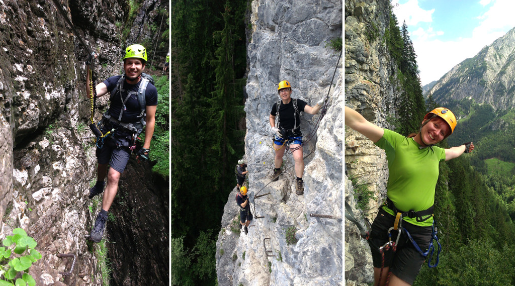 Postalmklamm Klettersteig - to je čirá lezecká radost!.