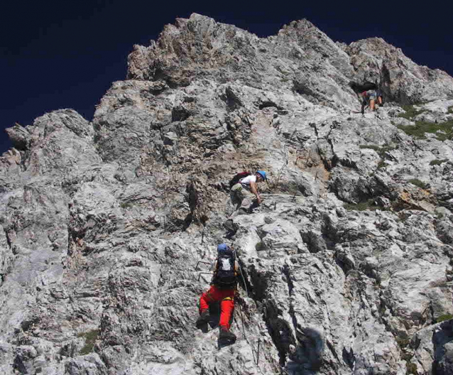 Innsbrucker Klettersteig - feráta Karwendel