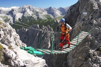 Innsbrucker Klettersteig - feráta Karwendel Innsbrucker Klettersteig - feráta Karwendel