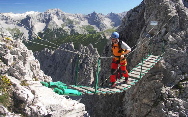 Innsbrucker Klettersteig - feráta Karwendel