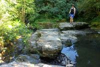 Butovský vodopád u přehrady Hracholusky Butovský vodopád u přehrady Hracholusky