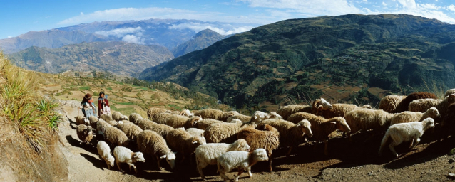 Panoramatická Bolívie