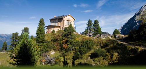 Ostrý výjezd k Schachenschloss
